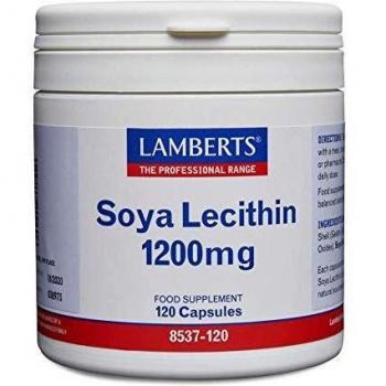 Lamberts Lecitina de Soja 1200mg - 120 Cápsulas
