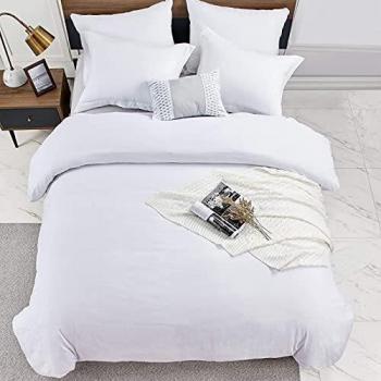 Wavve Juego de Funda Nórdica para Cama 90, Funda de Edredón 155x220 cm con 2 Fundas de Almohada 80x80 cm, Suave y Transpirable