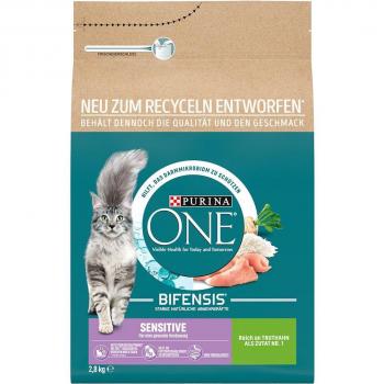 Purina ONE Bifensis Sensitive Cat Food - 4 x 2.8 kg Pack