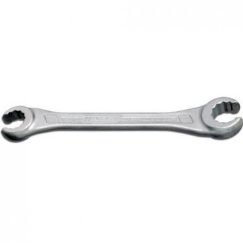 HAZET 612-30X32 Llave de estrella de dos bocas abierta, perfil hexagonal doble exterior, 30 x 32 mm