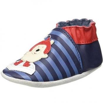 RobeezFisher Bear - Patucos Bebé-Niñas , Azul