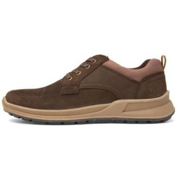 Hush Puppies Adam Men's Brown Nubuck Lace-Up Shoes with Memory Foam - Size UK 6
