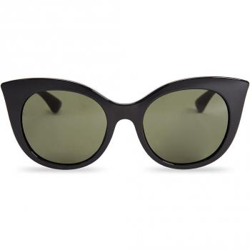 Messy Weekend THELMA Black Green Women's Sunglasses Black Size 54