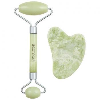Ecotools Jade Facial Roller and Gua Sha Set