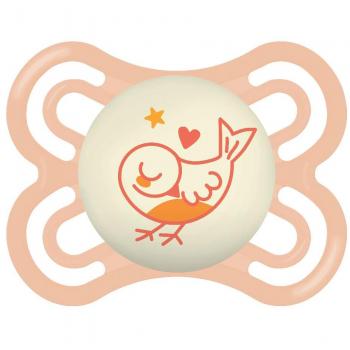 Chupete MAM Perfecto 2-6 meses, diseño anatómico, ortodóntico, con tetina de silicona suave, ventilación para evitar irritaciones en la piel, y disponible en colores neutros