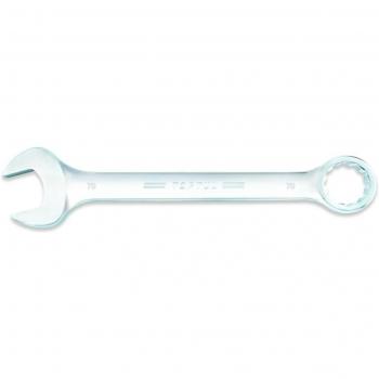 Llave combinada TOPTUL 48 mm con boca ajustable, fabricada en acero al cromo-vanadio, acabado pulido y cromado para mayor durabilidad y resistencia a la corrosión