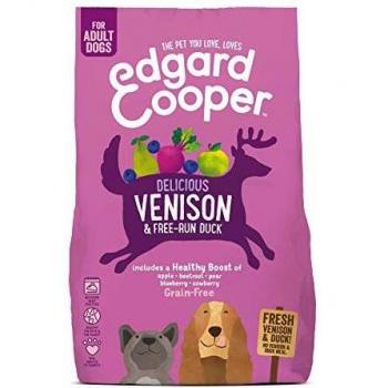 Edgard & Cooper Venison & Free-run Duck Crocchette Grain-Free per Cane da 700 gr con Cervo e Anatra