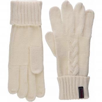 Superdry Lannah Cable Gloves Guantes, Gris