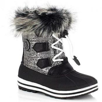 Kimberfeel Galaxy - Botas de Nieve para niña, Color Blanco, 32/34