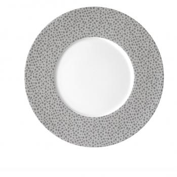 Plato Llano Medard de Noblat 27cm (Juego de 6) Porcelana Platine