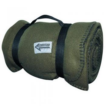 BW - Manta de forro polar para camping y campamento dorado