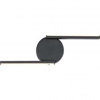 Aplique de Pared LED Sabira 8W Metal Negro 4000K 340lm IP20