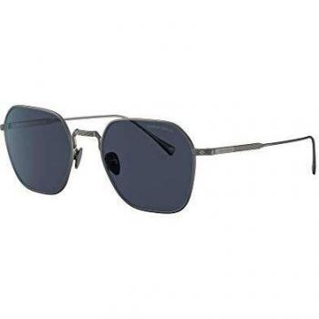 Armani Men's 0AR6104 Sunglasses, Gris, 53
