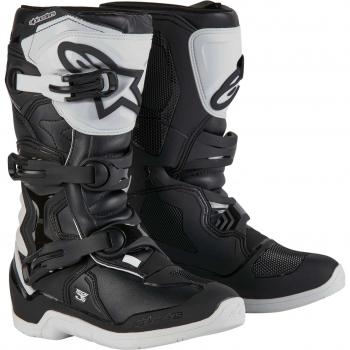 Alpinestars Tech 3S Youth Motocross Boots - Black/White
