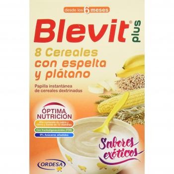 Blevit Plus 8 Cereales con Espelta y Plátano - 300 gr