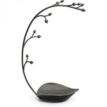 Umbra Orchid Gun Metal Jewelry Stand - Gray 35.56 H x 21.59 W x 14.61 D cm