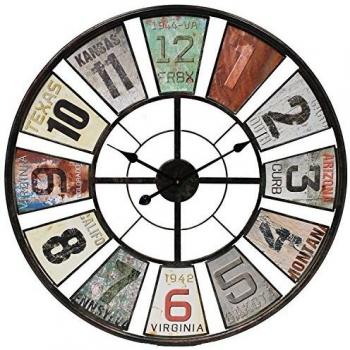 RELOJ MURAL METAL 80 CM