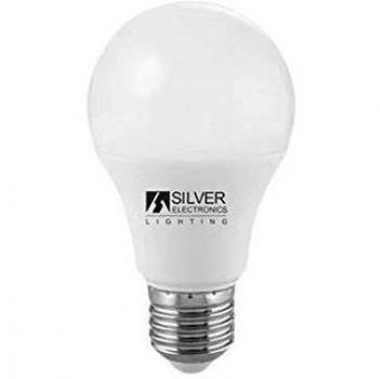 Silver Electronics - Bombilla LED ECO Estándard, Potencia: 10W, Casquillo: E27, Voltios: 12V, Clase energética: A+, Temperatura de color: 4.000k - Luz cálida - Warm light, 15.000 HORAS de VIDA