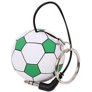 Sonido{2} Go de fútbol mini speaker verde-blanco