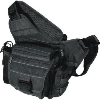 UTG Taktische Tasche Multi Functional Tactical Messenger Bag - Funda de Arco, Color Negro