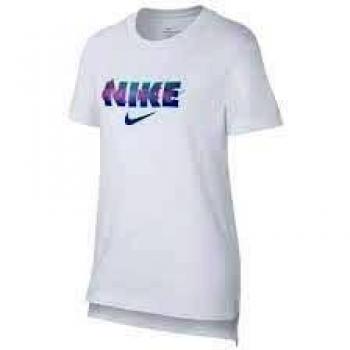 NIKE CT2780-100 Camiseta, Blanco, S para Niñas