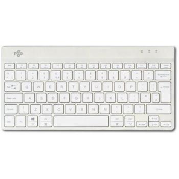 Compact Break RGOCOUKWLWH - Teclado Bluetooth QWERTY Inglés del Reino Unido Blanco