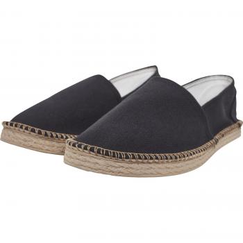 Urban Classics Canvas Slipper, Alpargatas Unisex Adulto, Negro