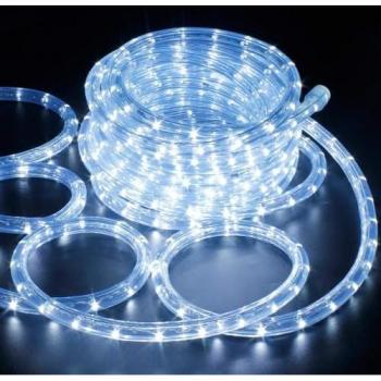 Tira de Luz LED Manguera Waterproof Blanca para Decoración y Fiesta Interior-Exterior (8 Metros)