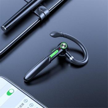 Auriculares Inalámbricos Bluetooth Monofónicos para iPhone y Samsung, Manos Libres, Casco de Negocios, Conducción y Deporte