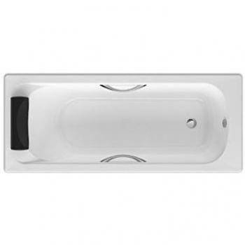 Roca A248340001 - Bañera acrílica rectangular con asas