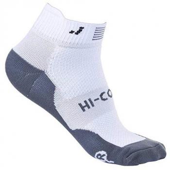 Calcetines Hi-Cool Run Fever Joluvi - 2 Pares Unisex, Elegir Talla, Color Antracita/Blanco-Carbón