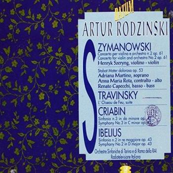 Rodzinski Conducts: Szymanowski, Stravinsky, Scriabin & Sibelius - Classical Music CD Album
