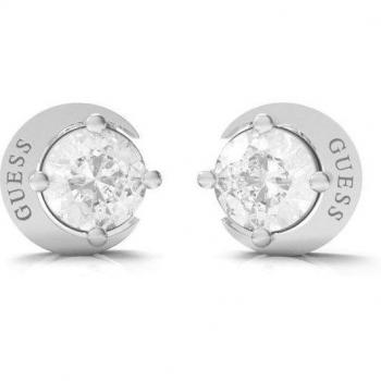 Guess Jewellery Moon Phases Pendientes de Acero Plateado para Mujer UBE01194RH