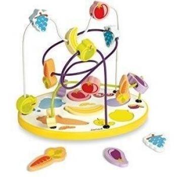 Janod 4508091 - Circuito de aprendizaje con frutas y verduras [Importado de Alemania]