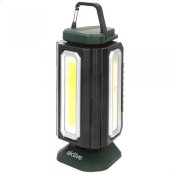 Foco LED Exterior Aktive 3 en 1, Triple Luz, 1500 Lúmenes, USB y Powerbank, Impermeable IP20, Modos de Intensidad Ajustables