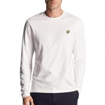 Lyle & Scott Men's White Long Sleeve T-Shirt - Extra Small