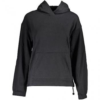 Calvin Klein Women's Black Fleece Hooded Sweatshirt - XL