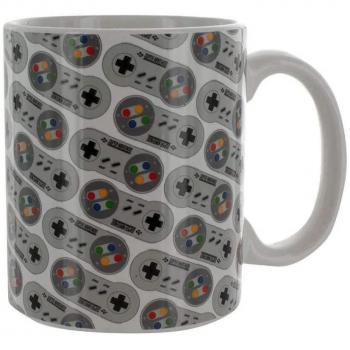 Paladone Taza Desayuno Super Nintendo, Cerámica, Multicolor, 11x9x9 cm