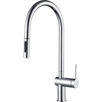 Grifo de cocina monomando con caño extraíble Berna GCE026