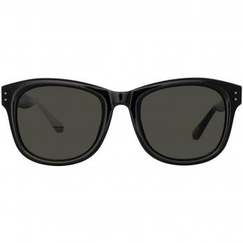 Linda Farrow EDSON LFL1385 C6 Men's Black Sunglasses 55mm