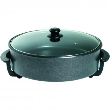 Crena 8491 - Sartén eléctrica, 40-42 cm, color gris