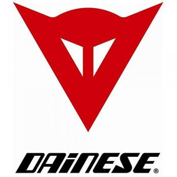 Dainese Racing 3  Chaqueta de Moto de Piel Perforada Color Blanco/Negro/Rojo