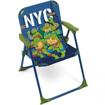 Silla Plegable Infantil Tortugas Ninja Estructura Metal 38 x 32 x 53 cm