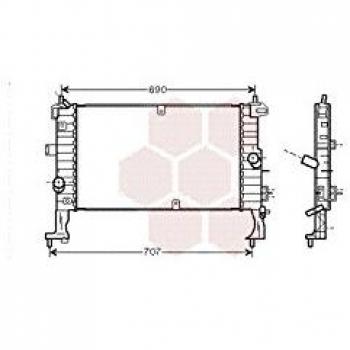 Van Wezel 37002346 Ventilador, refrigeración del Motor