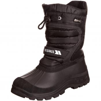 Trespass Dodo - Botas de nieve de poliuretano unisex, color negro, talla 28 EU