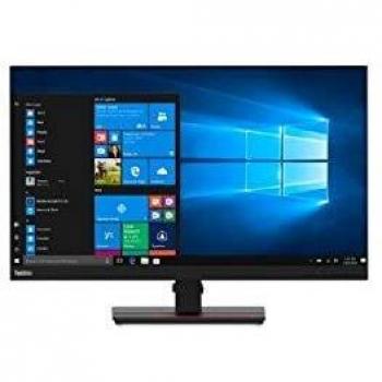 Lenovo ThinkVision T27h-20 27.0 QHD IPS Monitor 4 ms USB Type-C + HDMI 1.4 + DP 1.2 3 lados sin bordes Regulable en altura Rotacion vertical en la peana - Negro