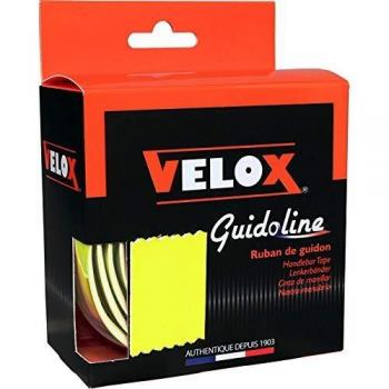 Cinta de manillar Velox High Grip Confort 1.90 m amarillo flúor