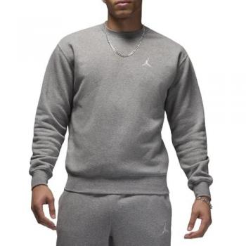 Sudadera Jordan Brooklyn Fleece con cuello redondo para mujer en color gris, talla S