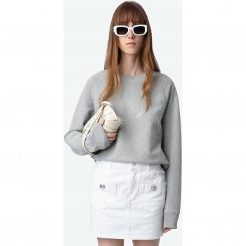 Zadig & Voltaire Women's Upper Wings Strass Sweatshirt - Gray XS