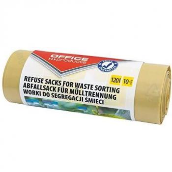 Office Products 22025232-06 - Bolsas de basura de 120L para reciclaje, plástico resistente al desgarro